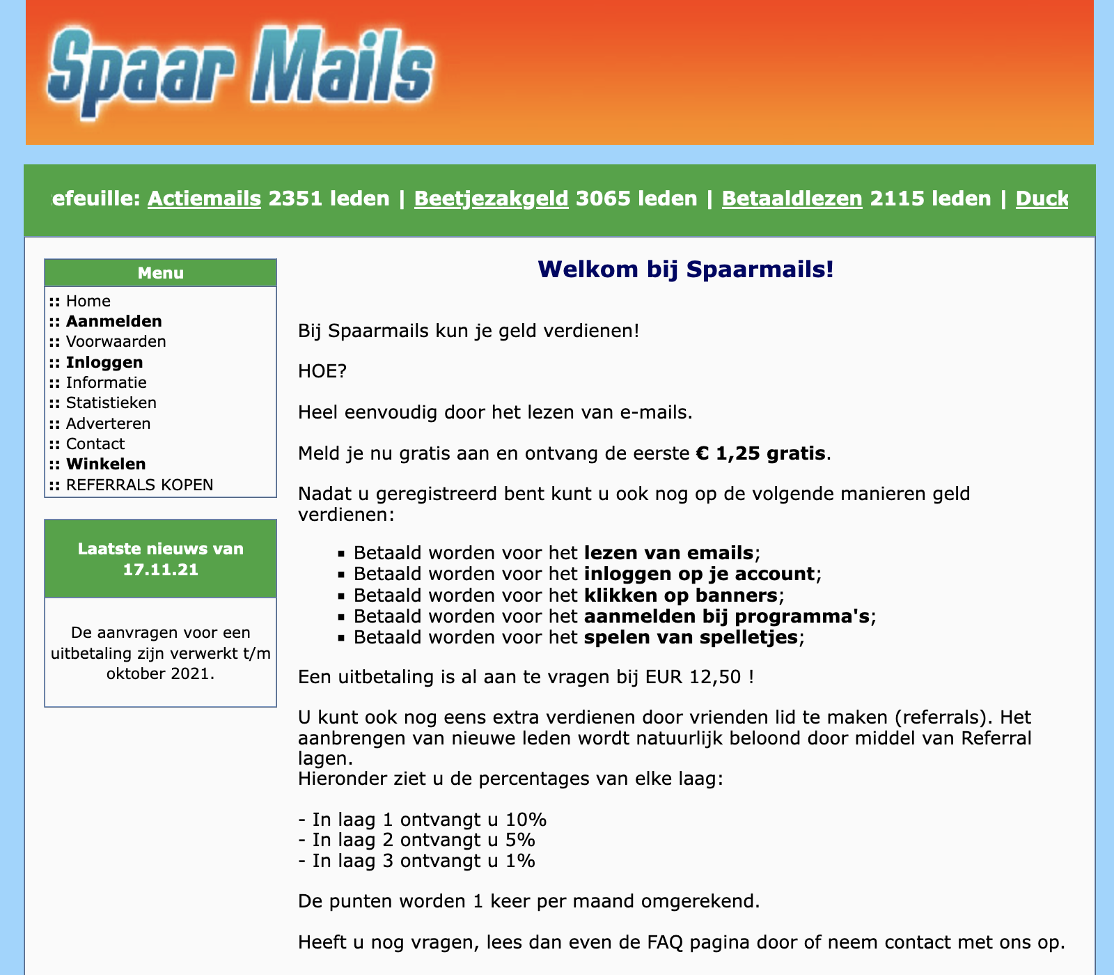 Spaarmails